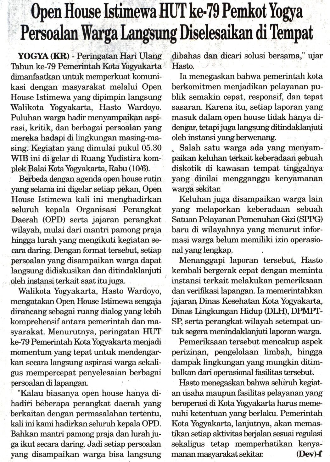 Kliping jogja terbaru