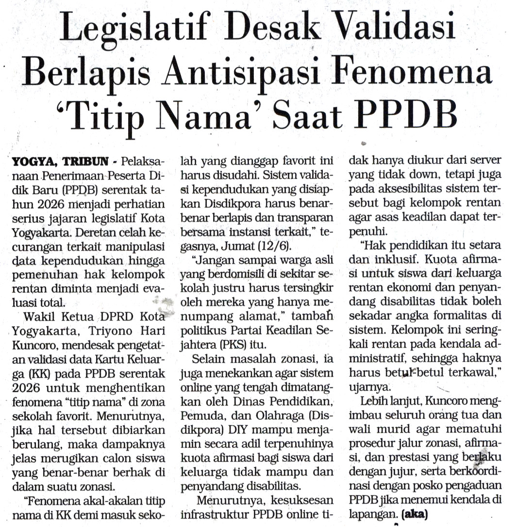 Kliping jogja terbaru