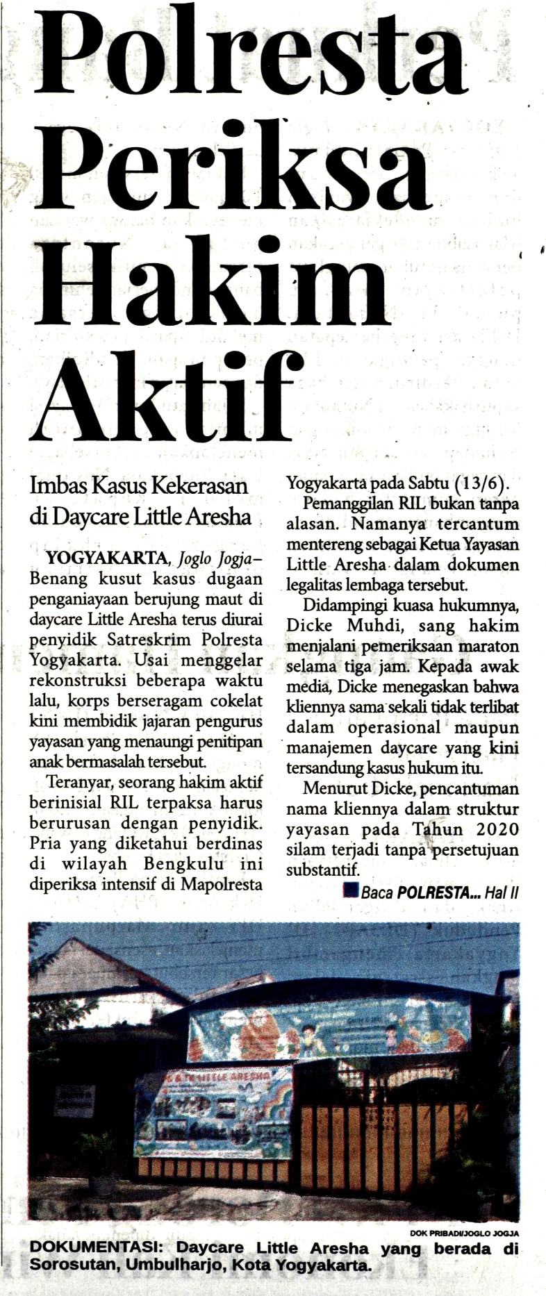 Kliping jogja terbaru