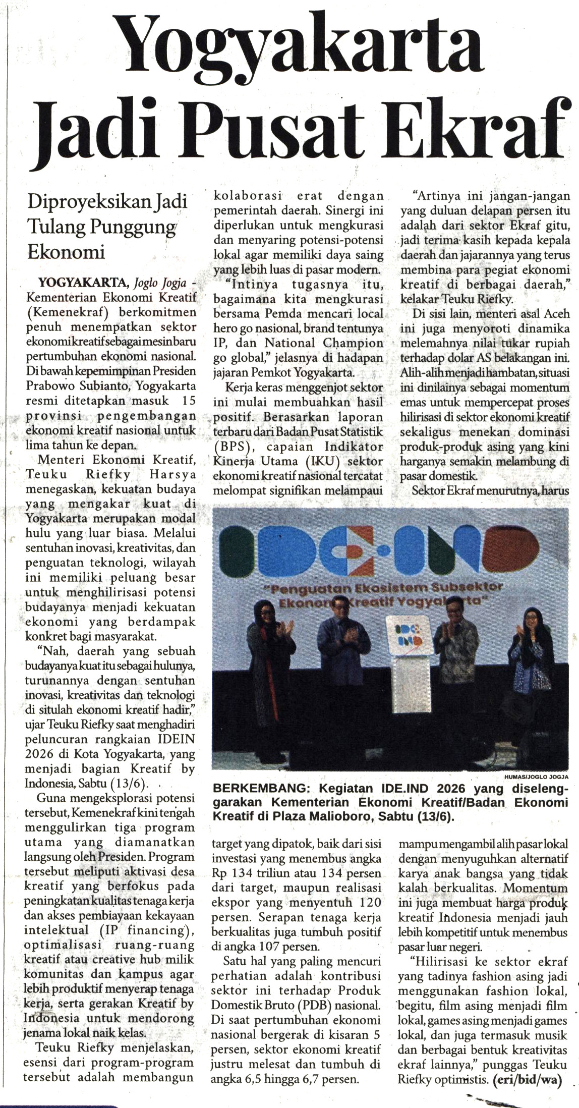 Kliping jogja terbaru