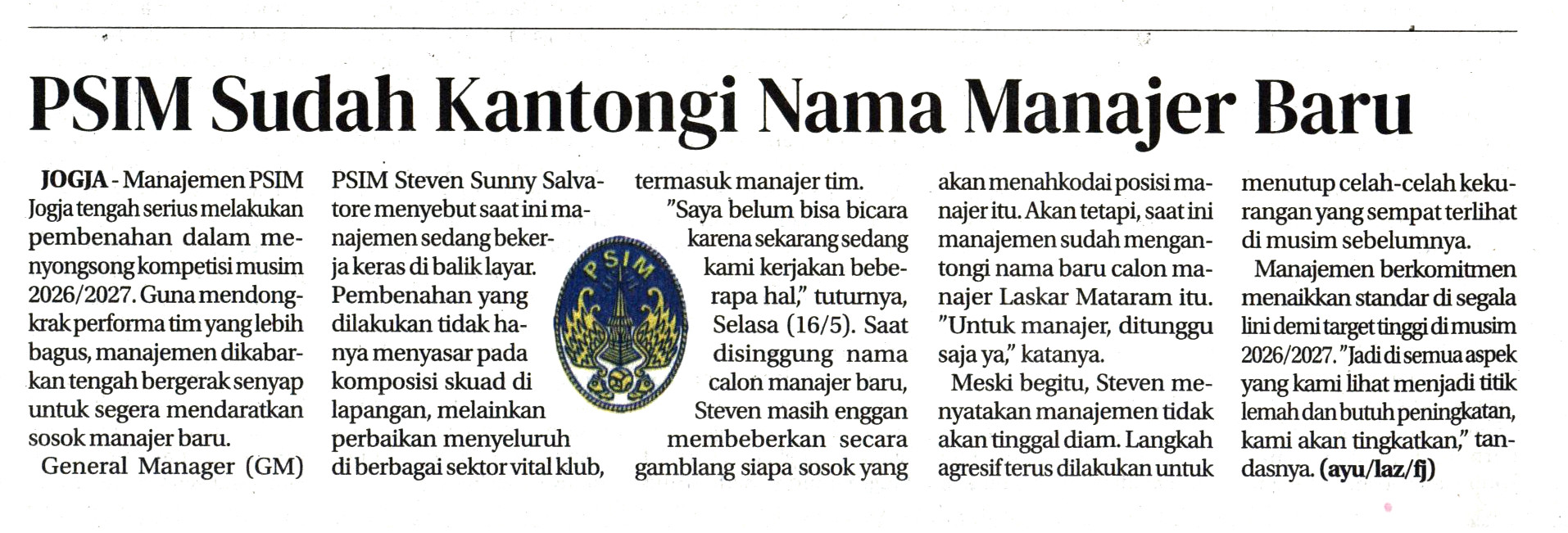 Kliping jogja terbaru