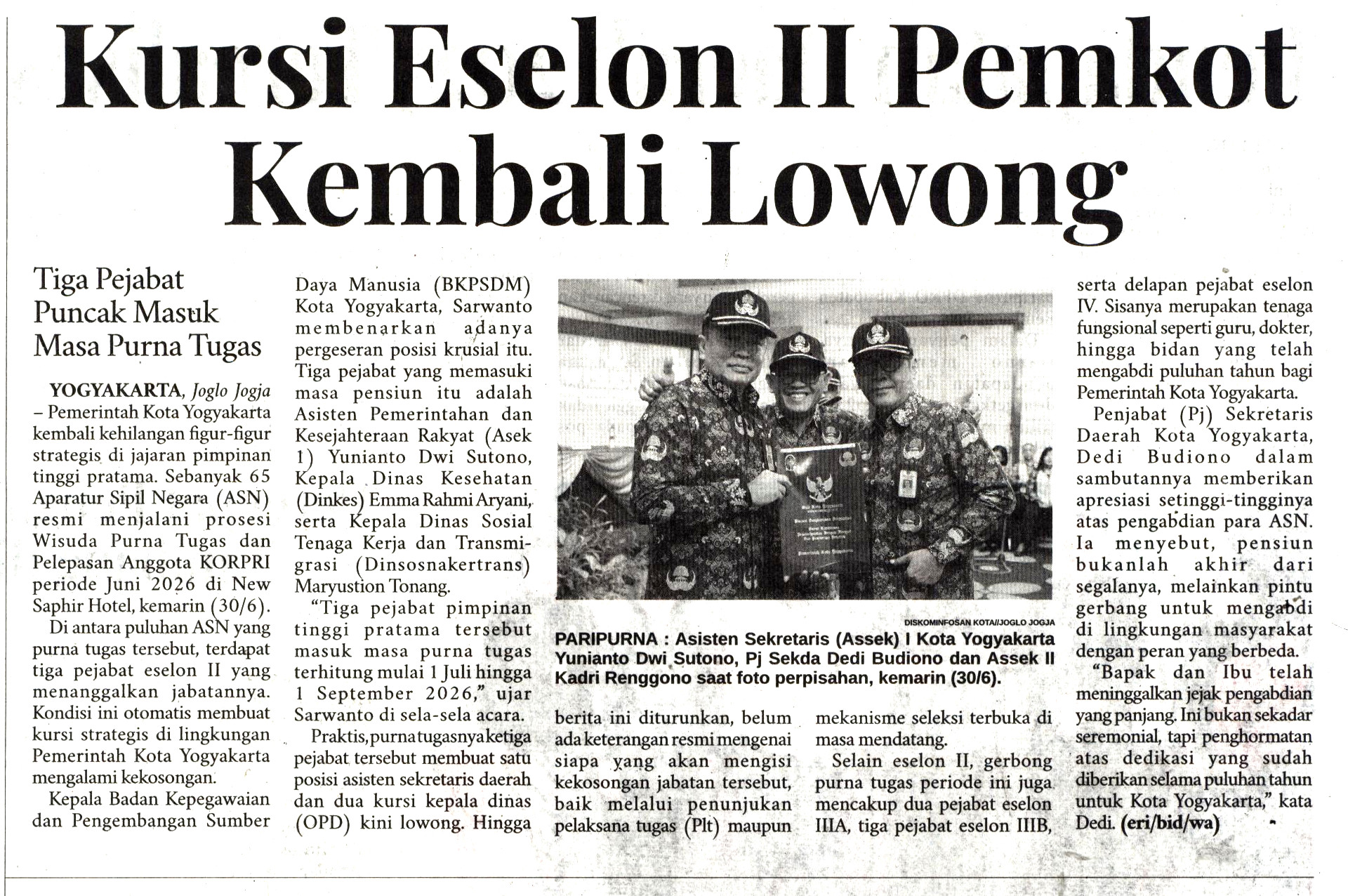 Kliping jogja terbaru