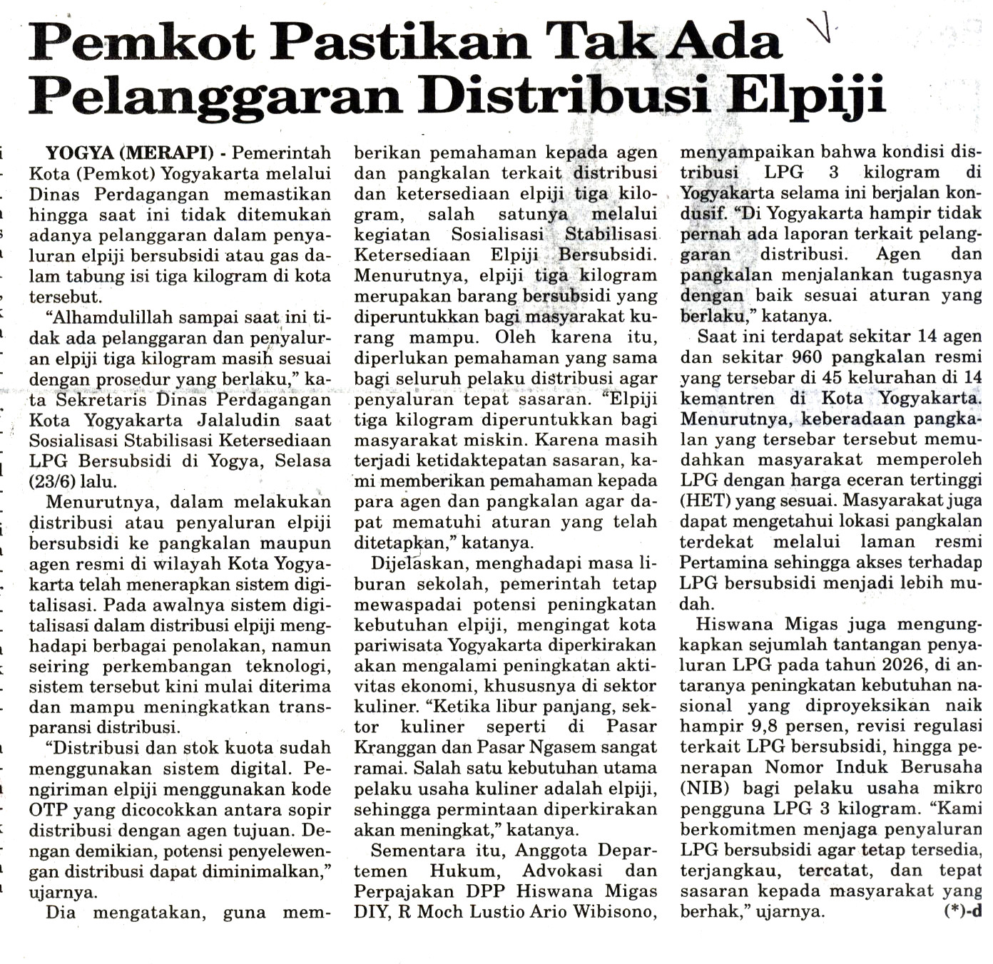 Kliping jogja terbaru