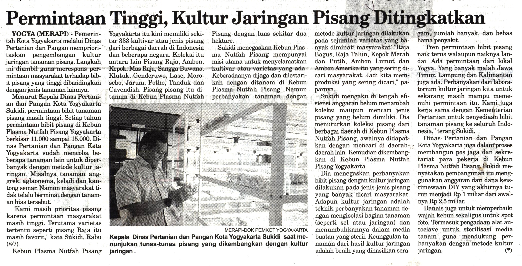 Kliping jogja terbaru