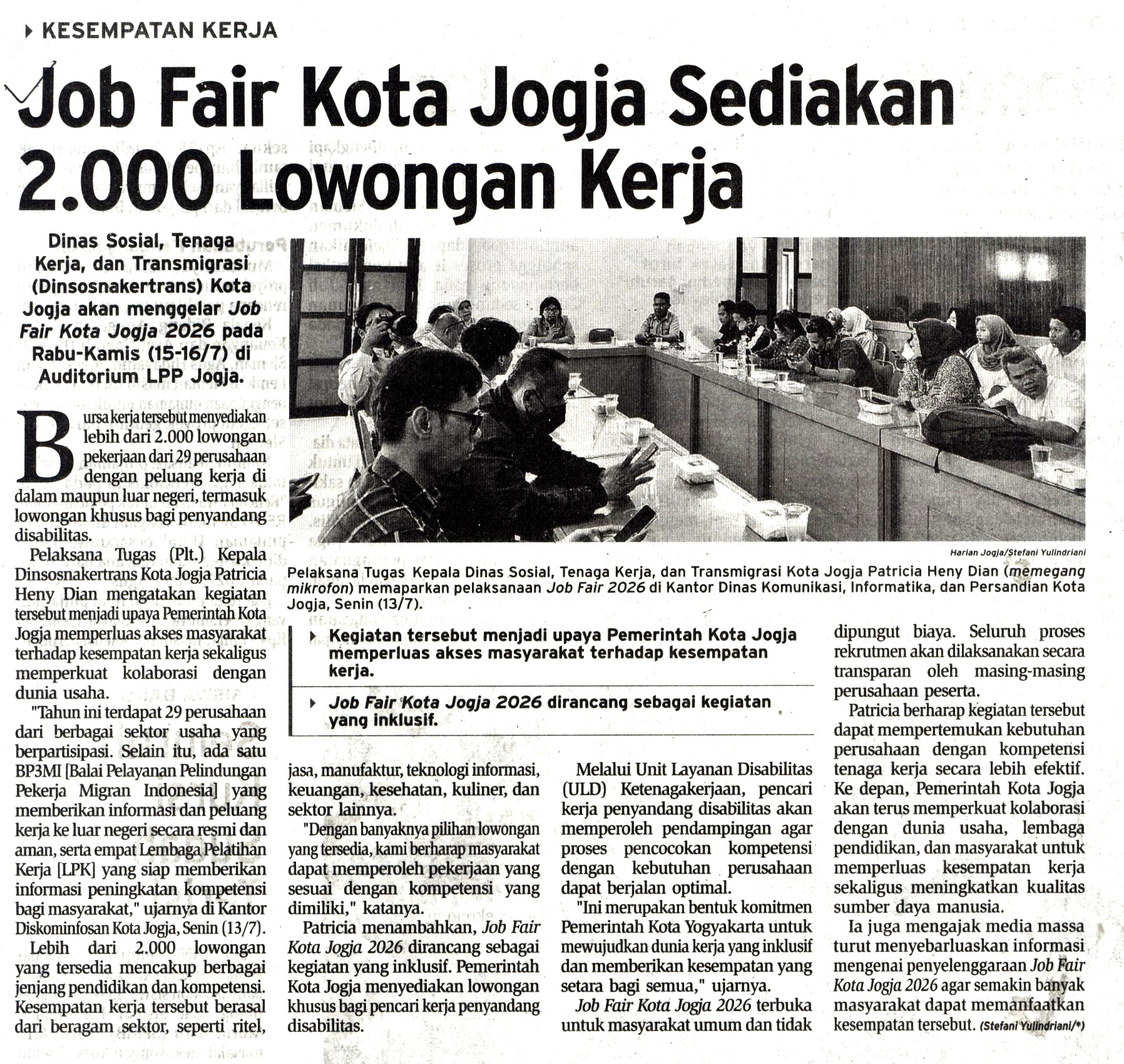 Kliping jogja terbaru