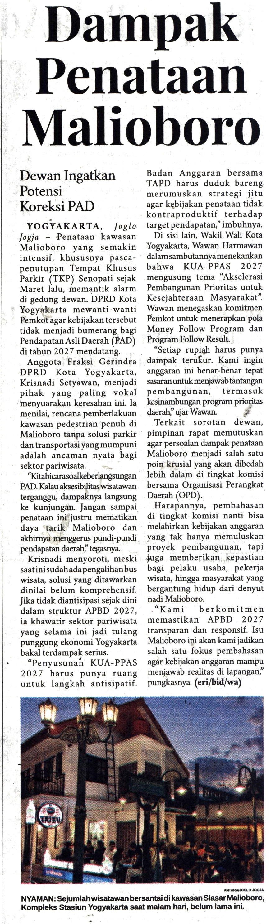 Kliping jogja terbaru
