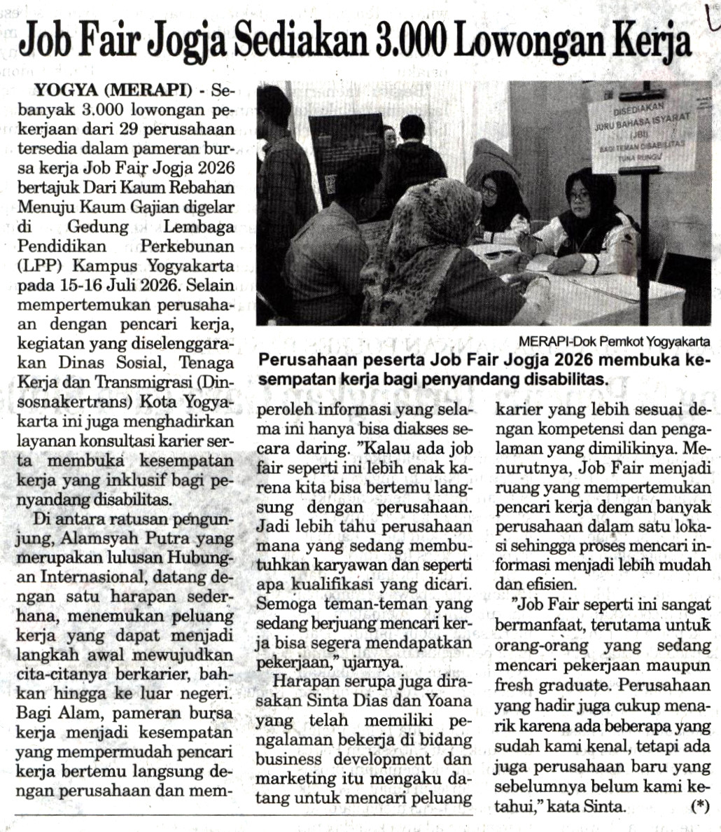 Kliping jogja terbaru