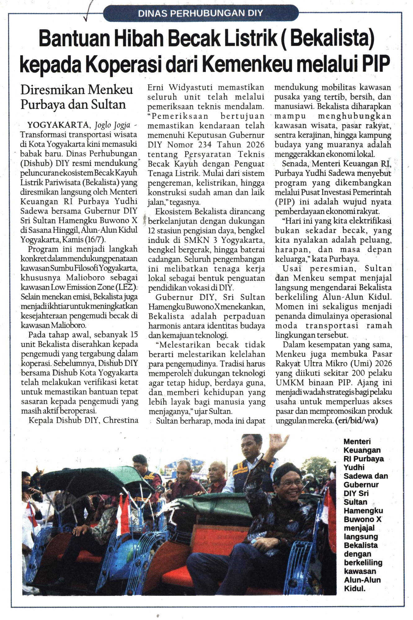 Kliping jogja terbaru
