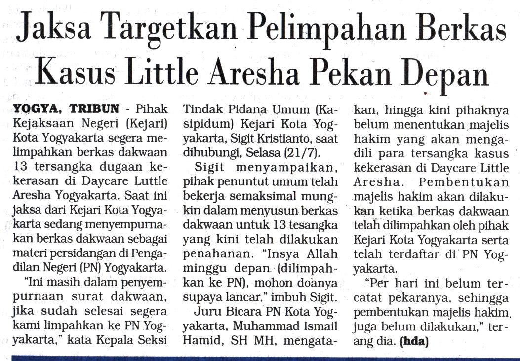 Kliping jogja terbaru