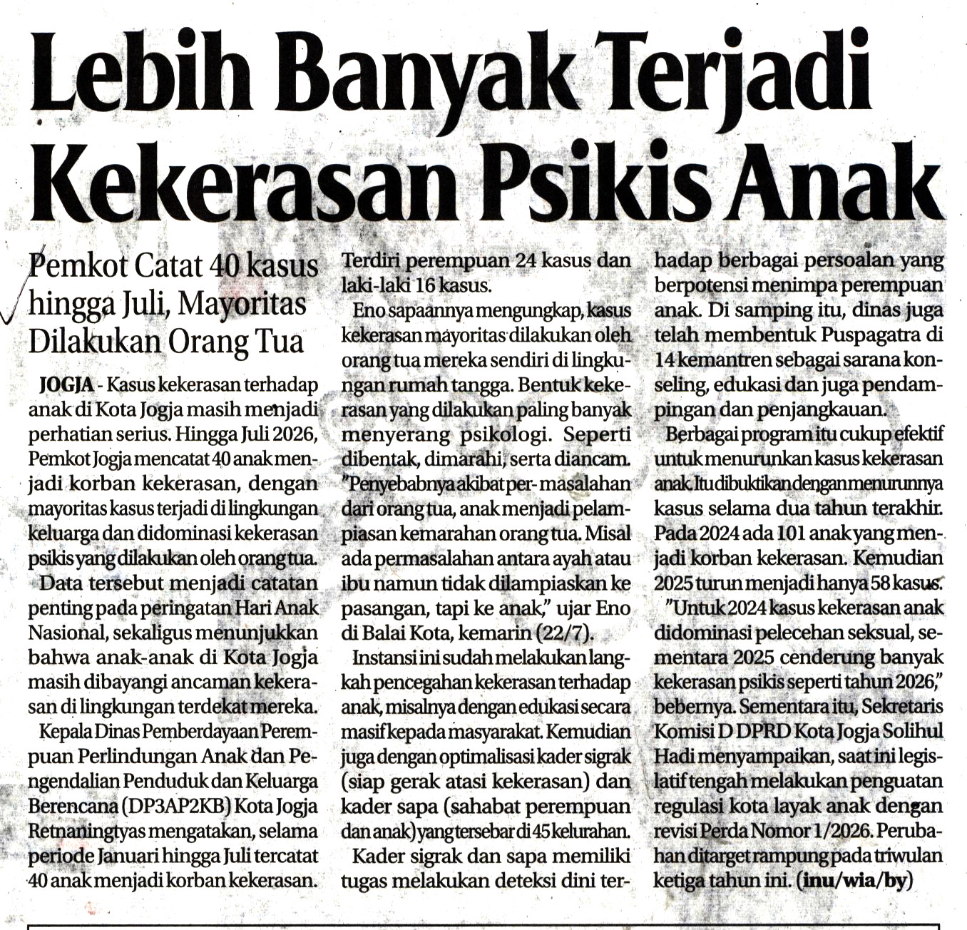 Kliping jogja terbaru