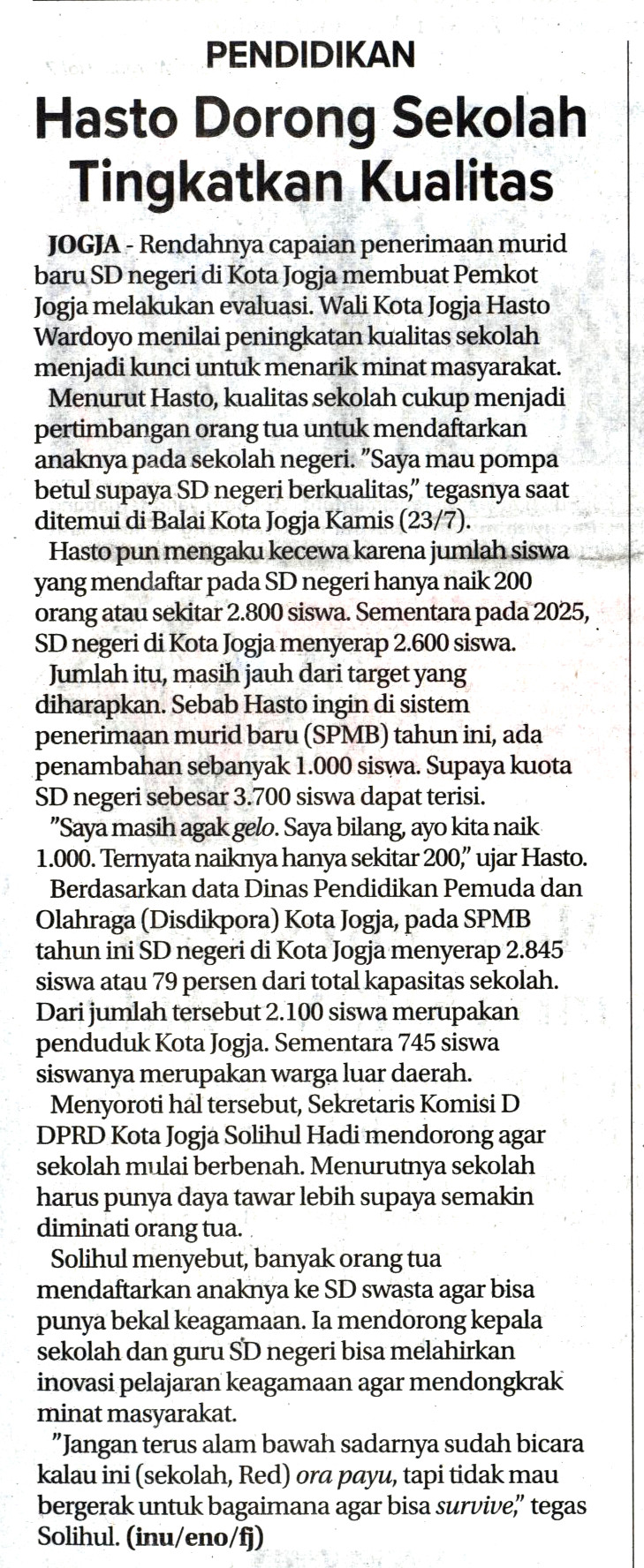 Kliping jogja terbaru