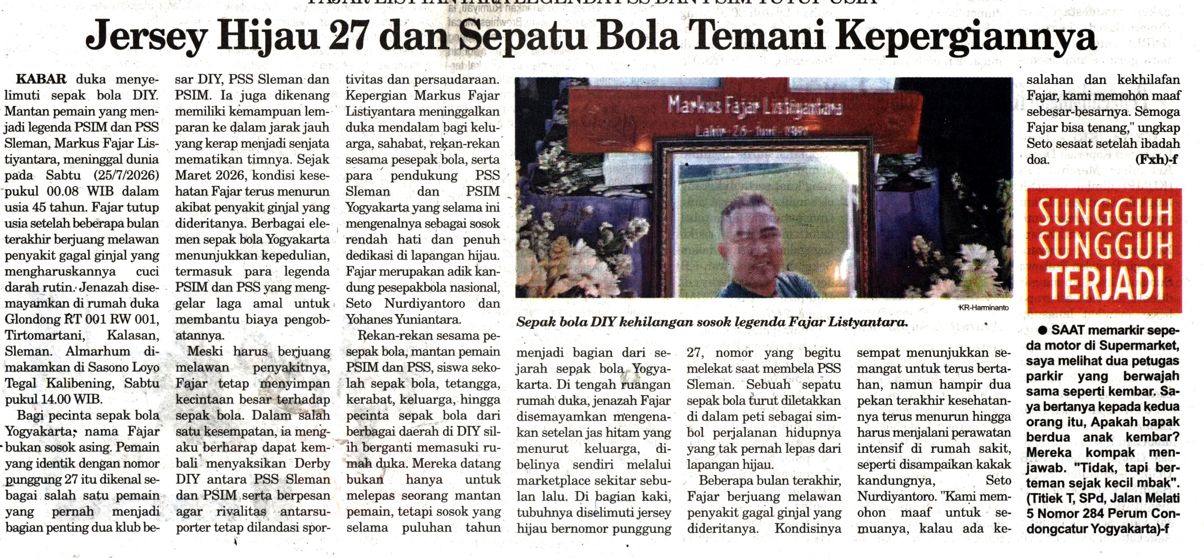 Kliping jogja terbaru