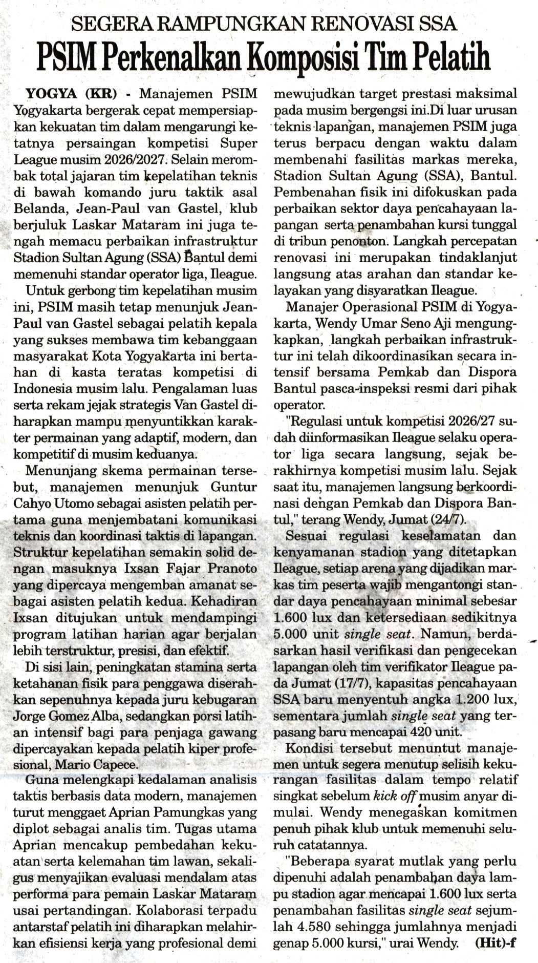 Kliping jogja terbaru
