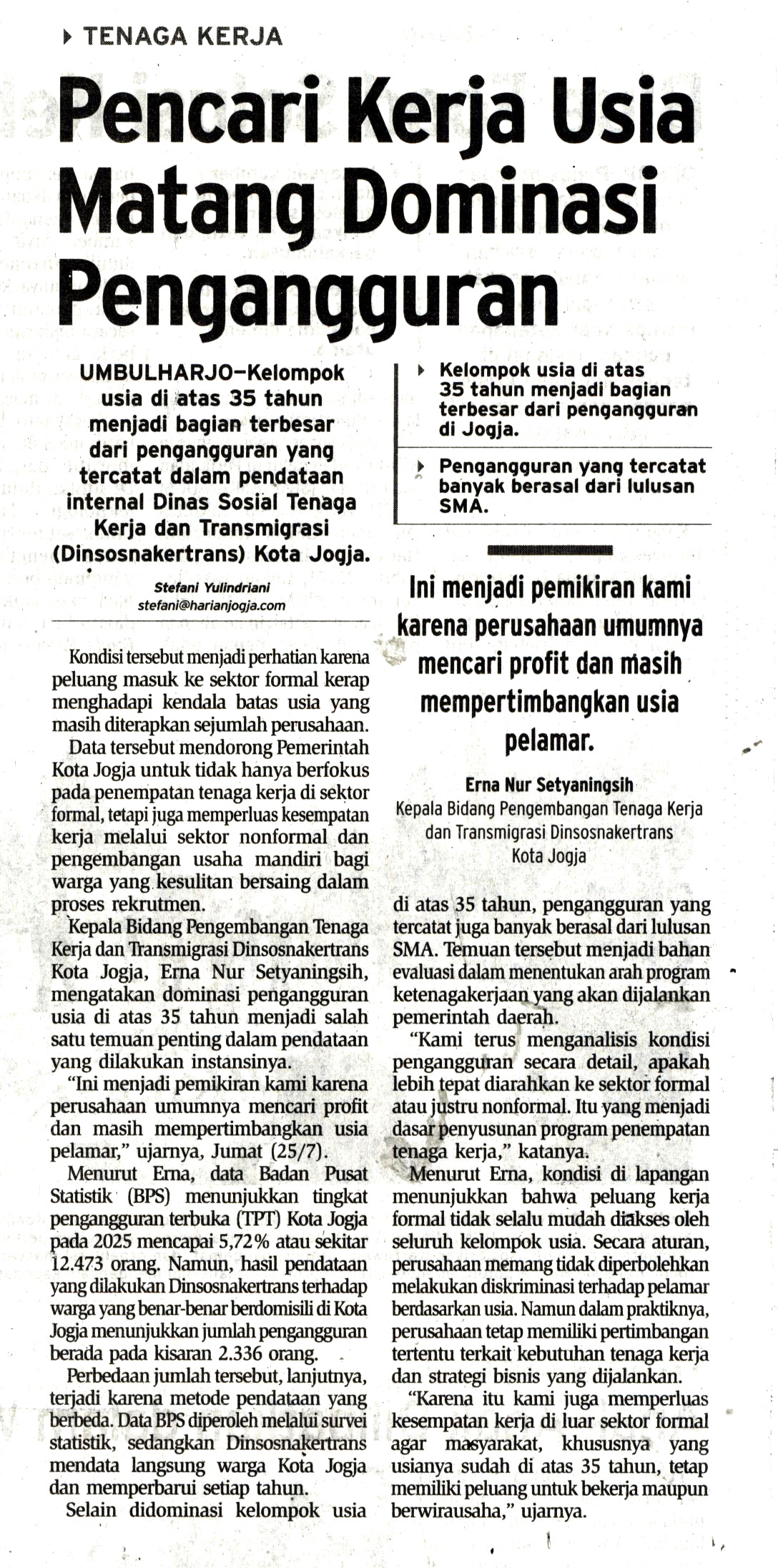 Kliping jogja terbaru