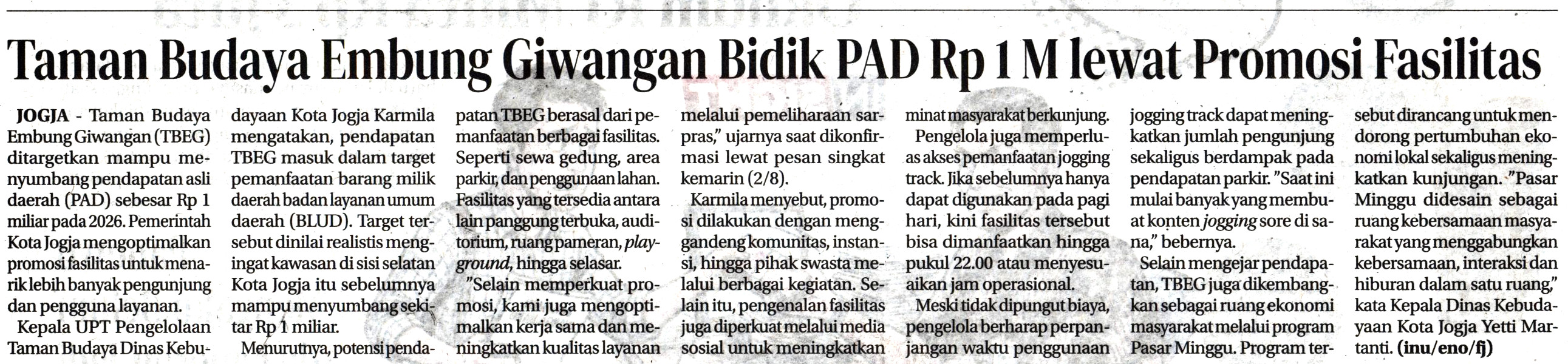 Kliping jogja terbaru
