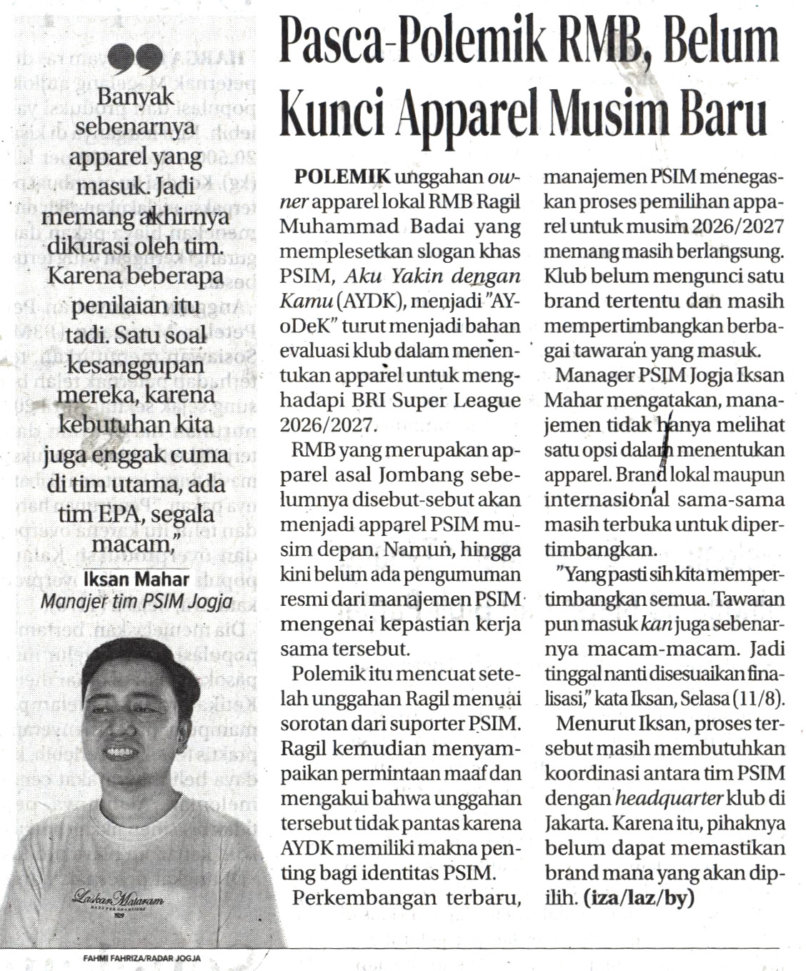 Kliping jogja terbaru
