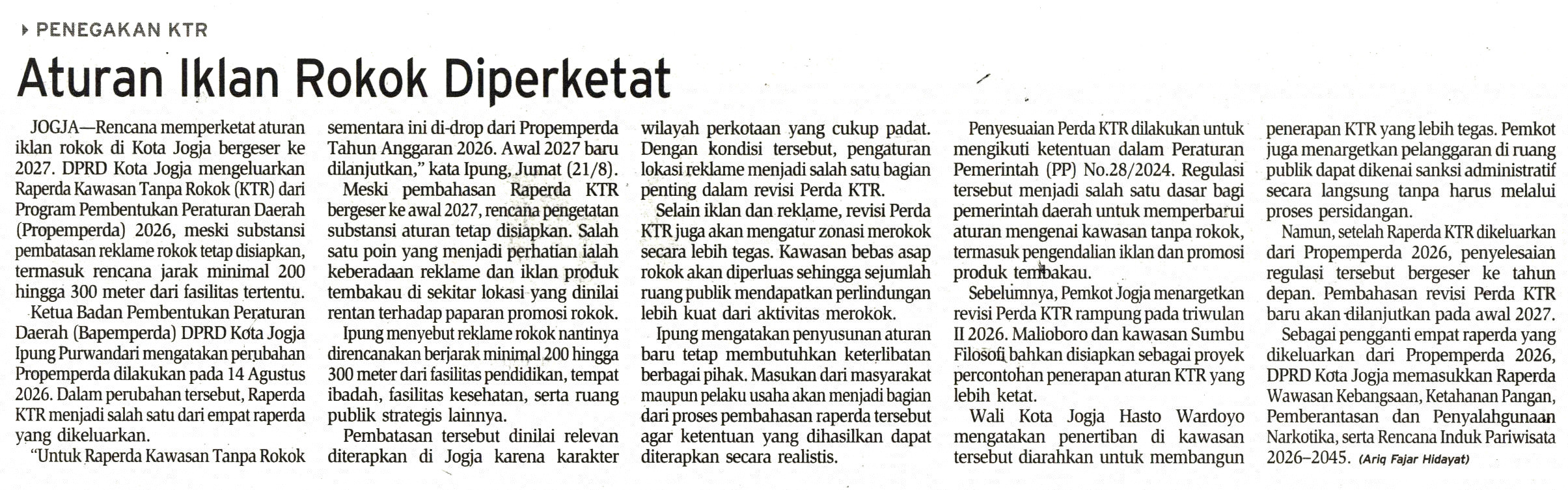 Kliping jogja terbaru