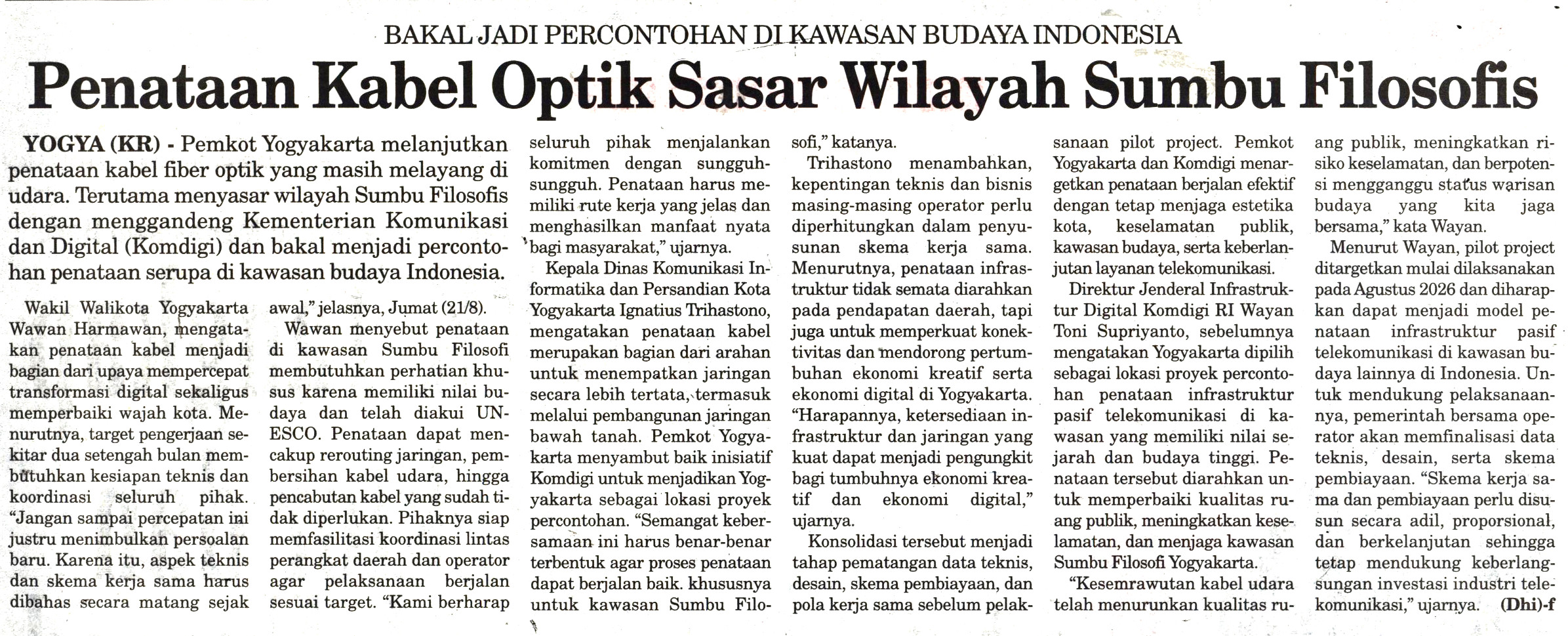 Kliping jogja terbaru