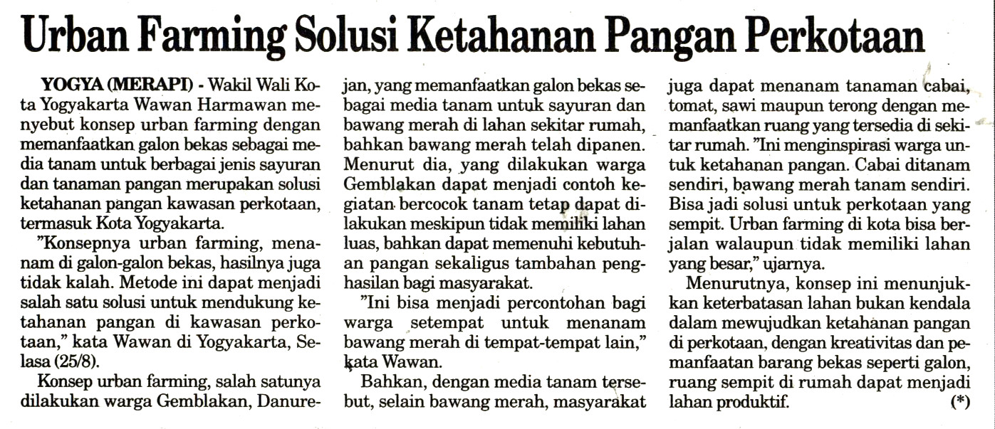Kliping jogja terbaru