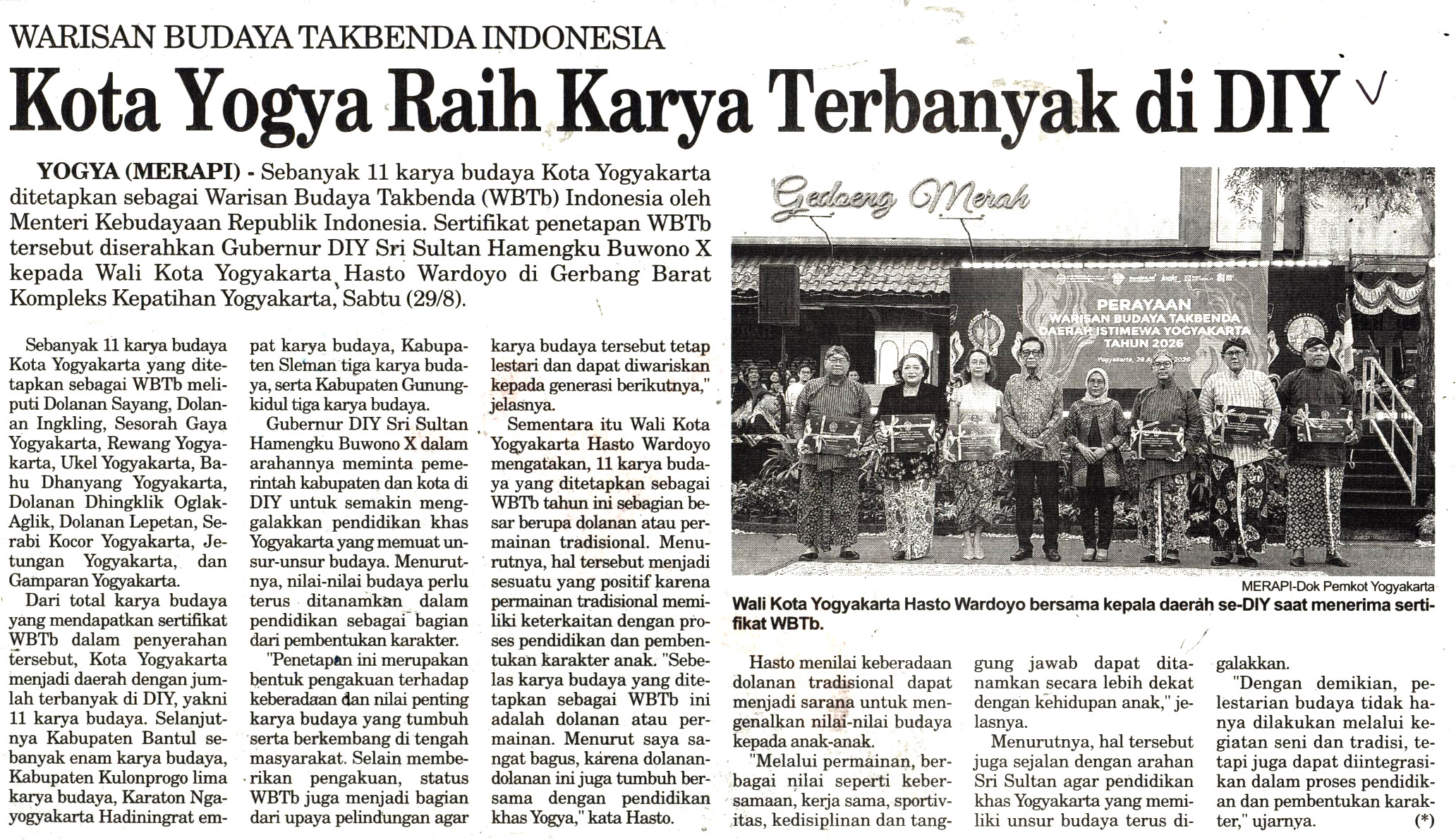 Kliping jogja terbaru