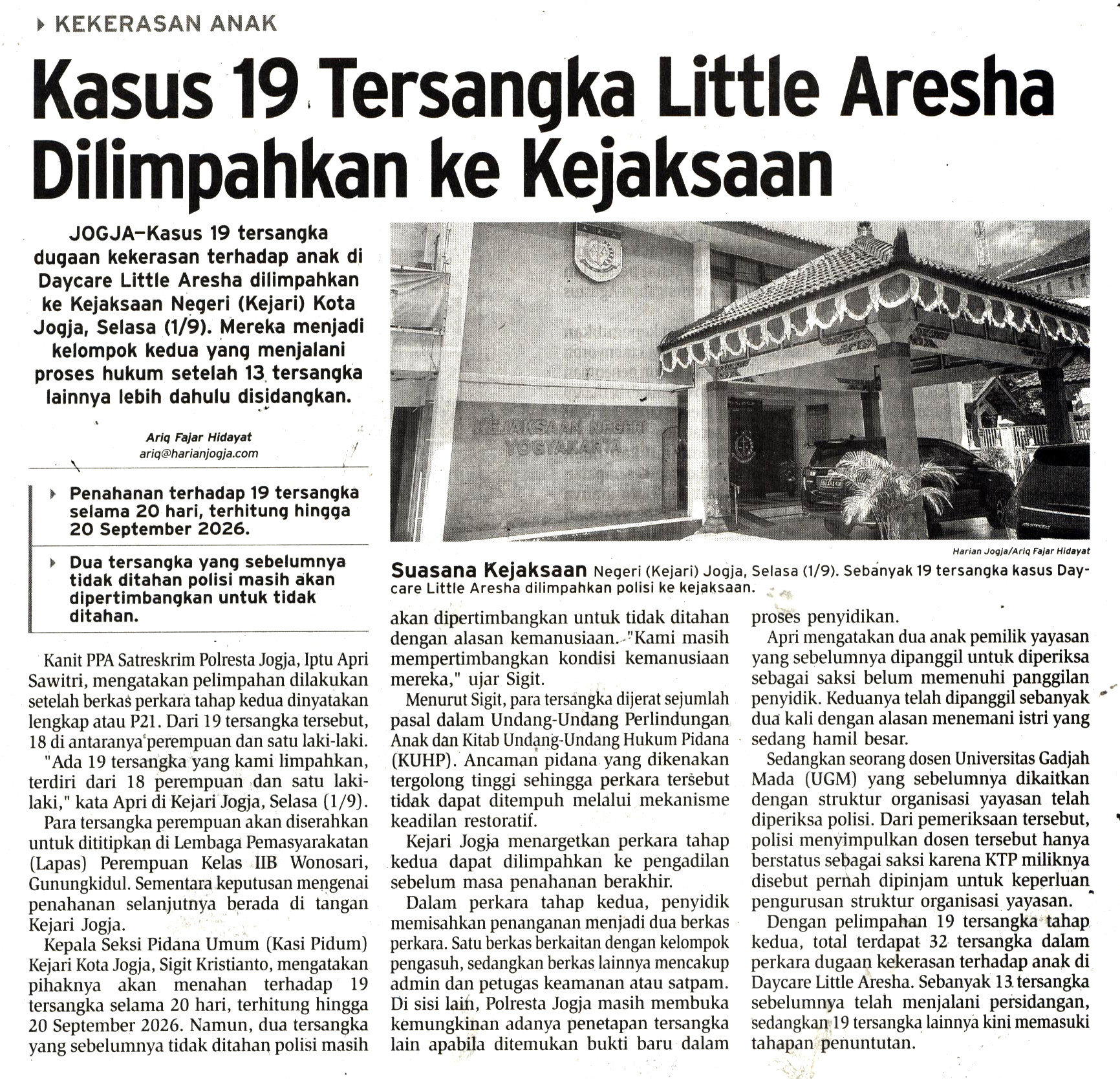 Kliping jogja terbaru