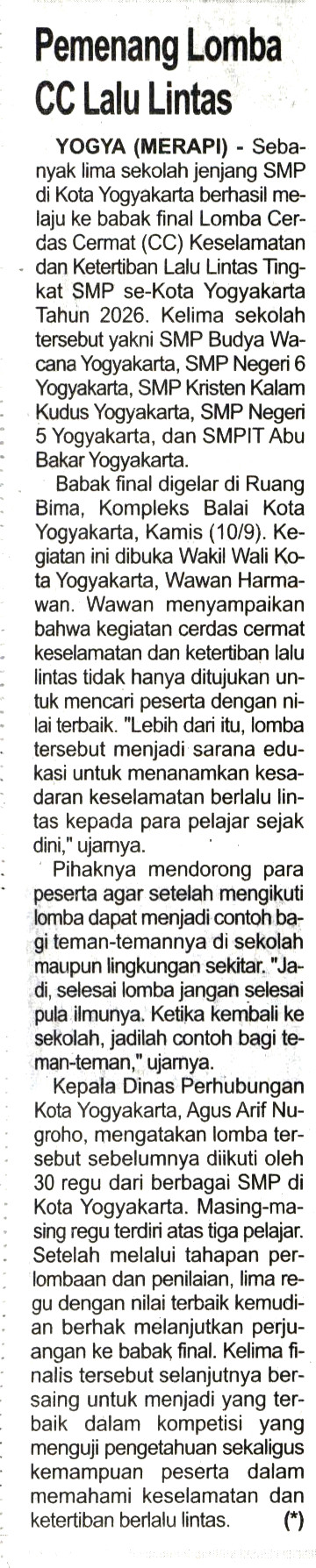 Kliping jogja terbaru